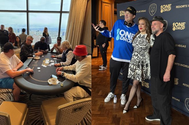 Phil Hellmuth Emcees Scenic Big Deal for One Drop Charity Event in Las Vegas
