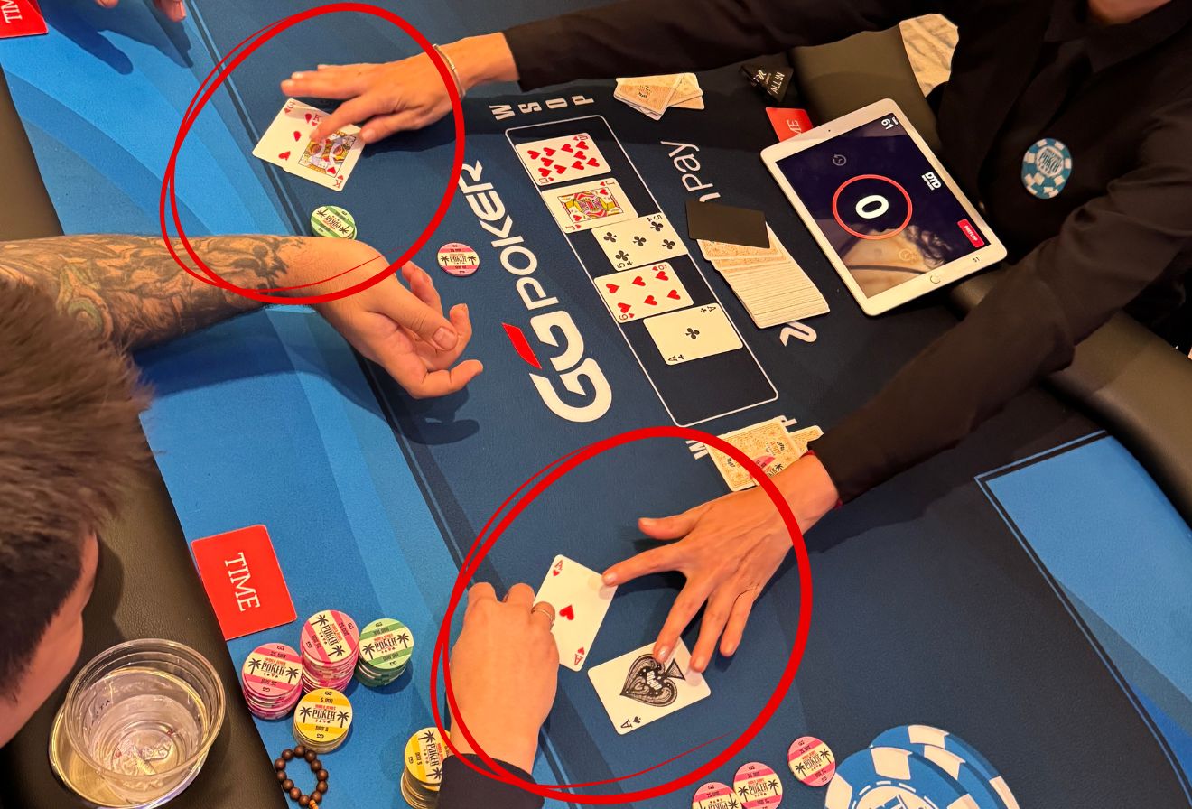Aces Cracked After Misclick, But Was It An Angle?