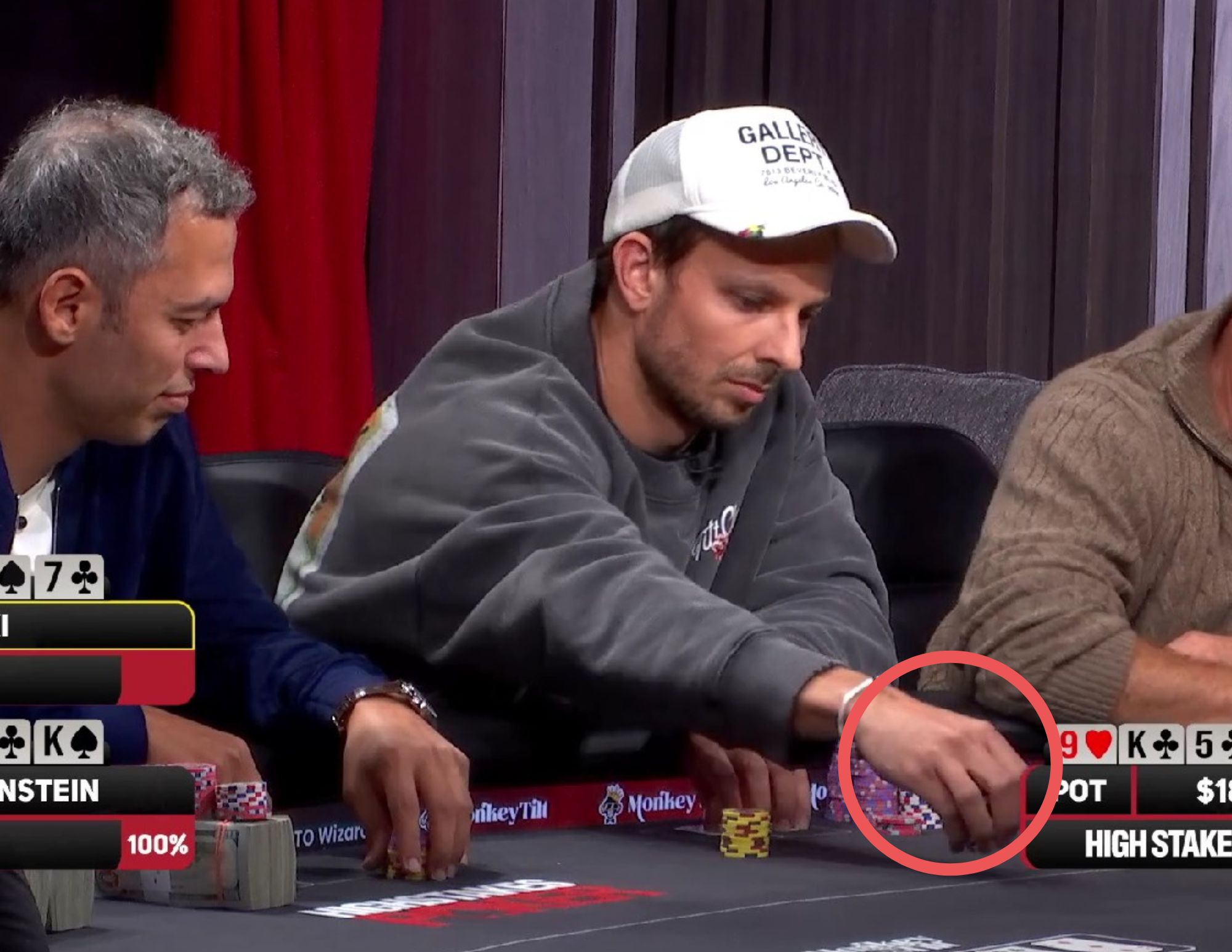 High Roller Pulls Bet Back in Controversial Hand on High Stakes Poker