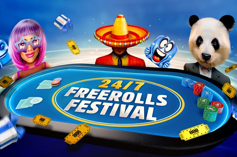 888poker 24/7 Freerolls Festival – Win Cash & Tournament Tickets