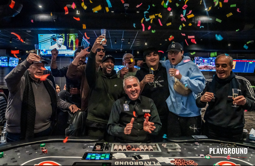 Déjà Vu at Playground as Straight Flush Tops Straight Flush in Monster Bad Beat