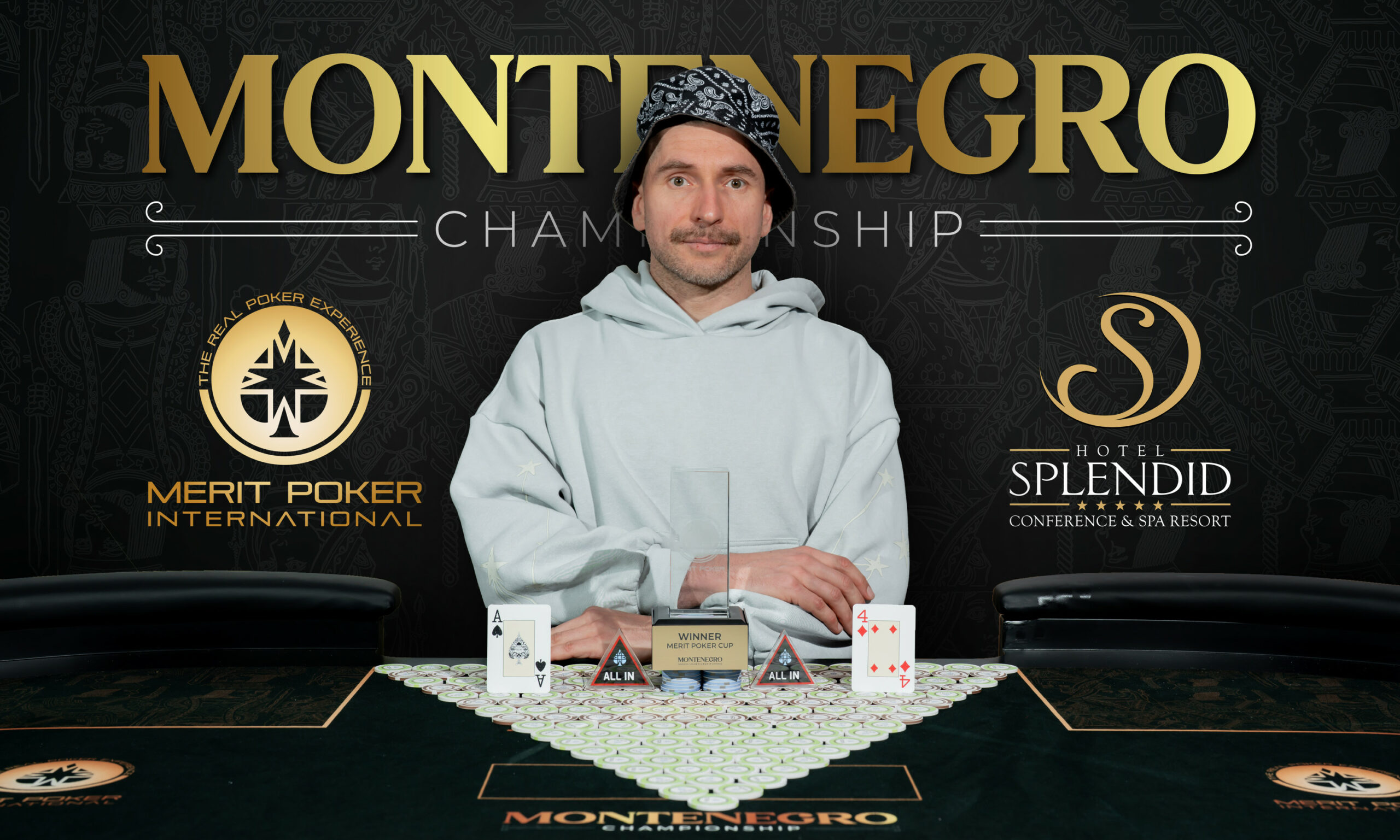 Vladimir Lappo Wins €880 Merit Poker Cup in Montenegro