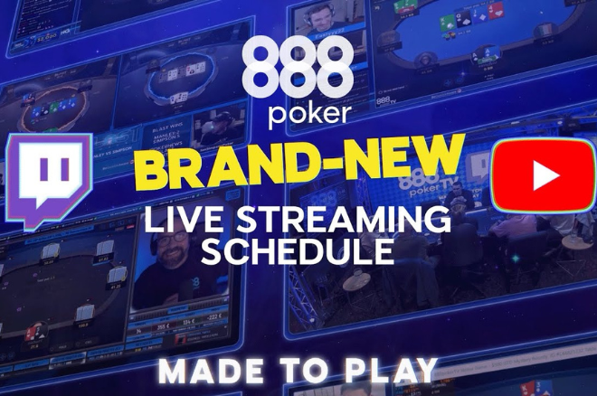 888poker Shares 2026 Streaming Schedule w/ New Weekly Shows