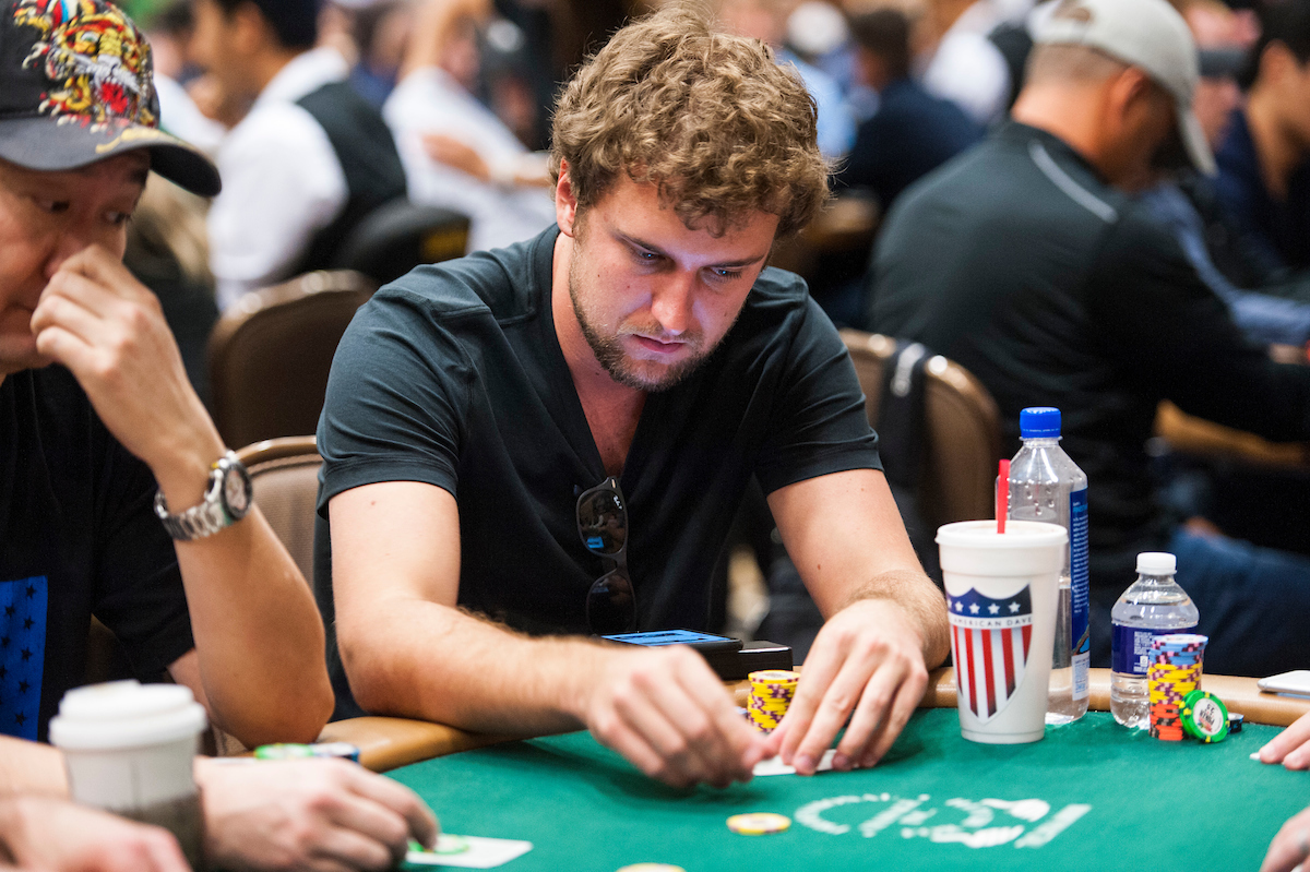 Ryan Riess WSOP 2017 Main Event Day One