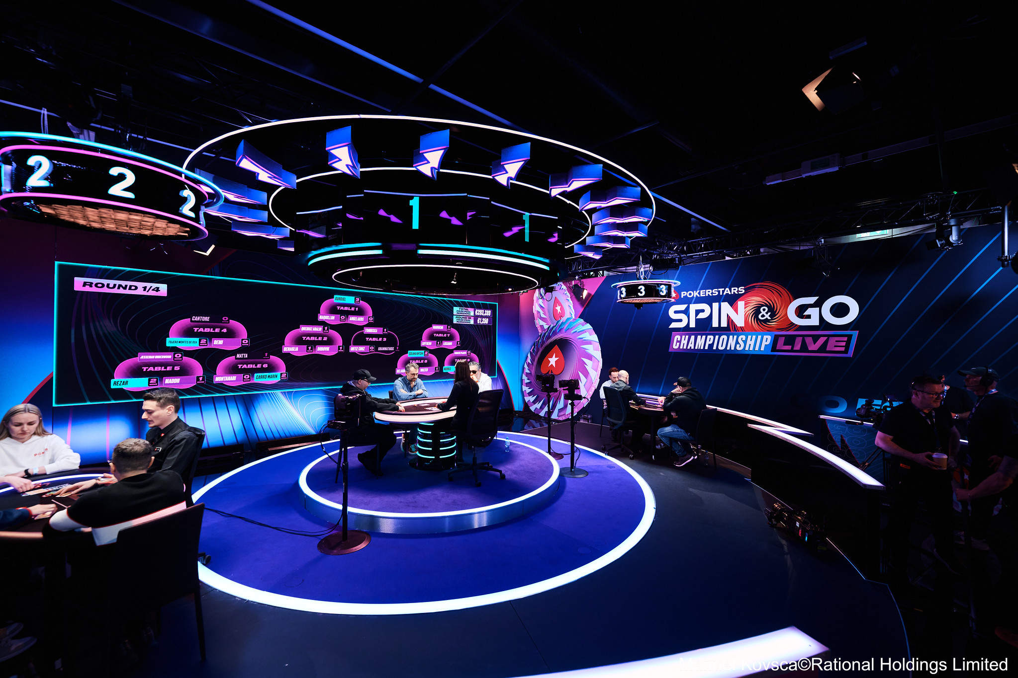 Spin & Go Championship Live Paris: Final 9 Players Remain