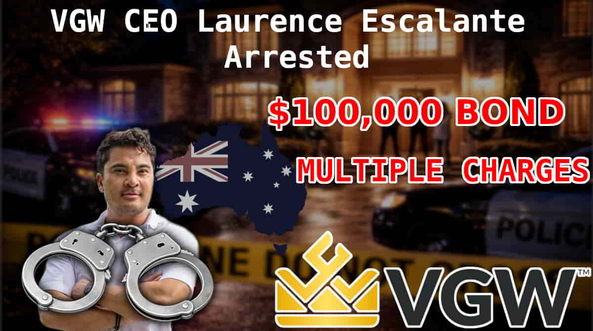 VGW (Global Poker, Chumba) CEO Laurence Escalante Arrested