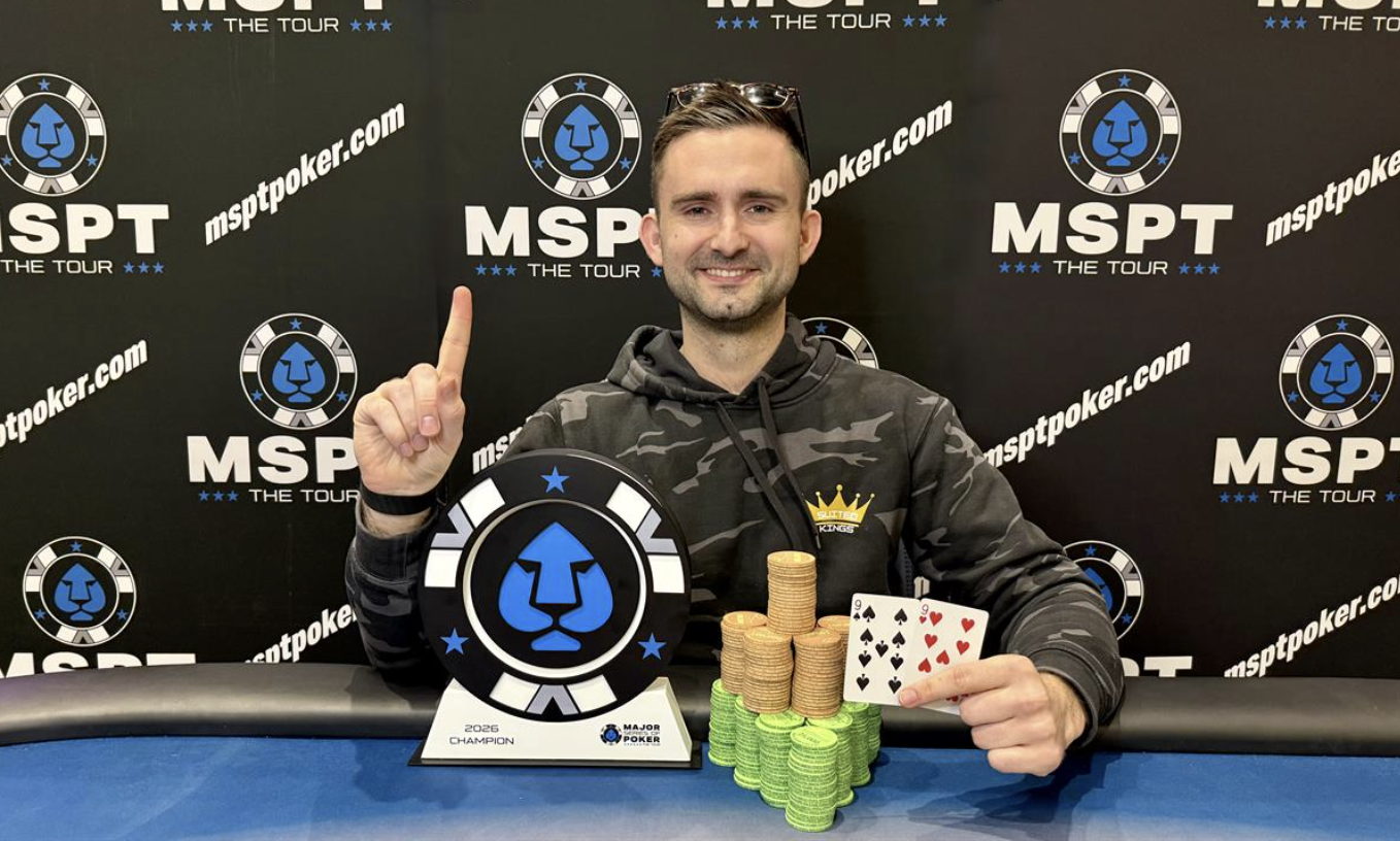 Suited Kings Podcast Host Wes Cannon Claims First MSPT Title; Slezak Final Tables