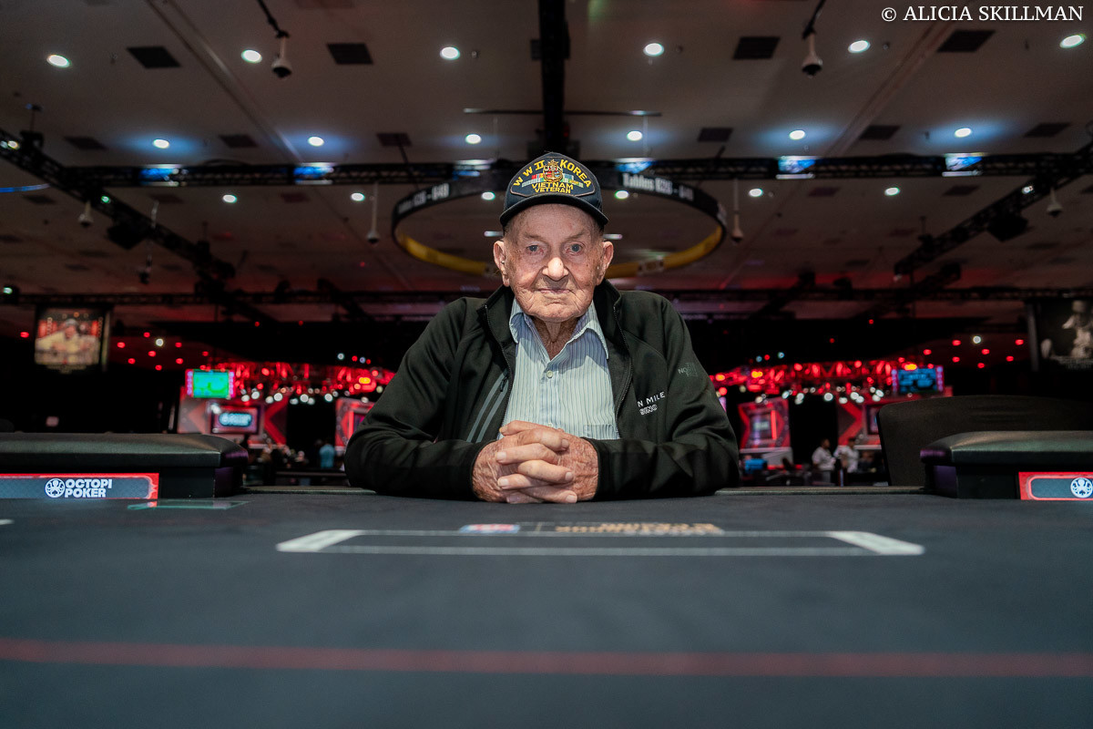 WWII Veteran Gene Bellar, Star of 2024 WSOP Salute to Warriors, Passes Away at 101