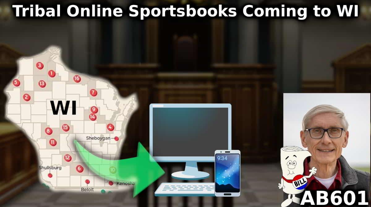 Wisconsin Online Sports Betting Bill AB601 Goes to Governor