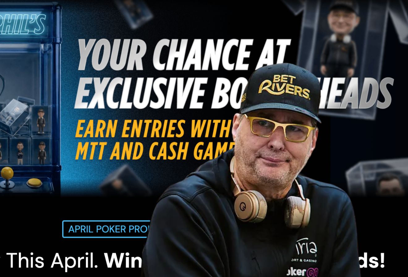 Win a Phil Hellmuth Bobblehead During 'April Phil's Month' on BetRivers